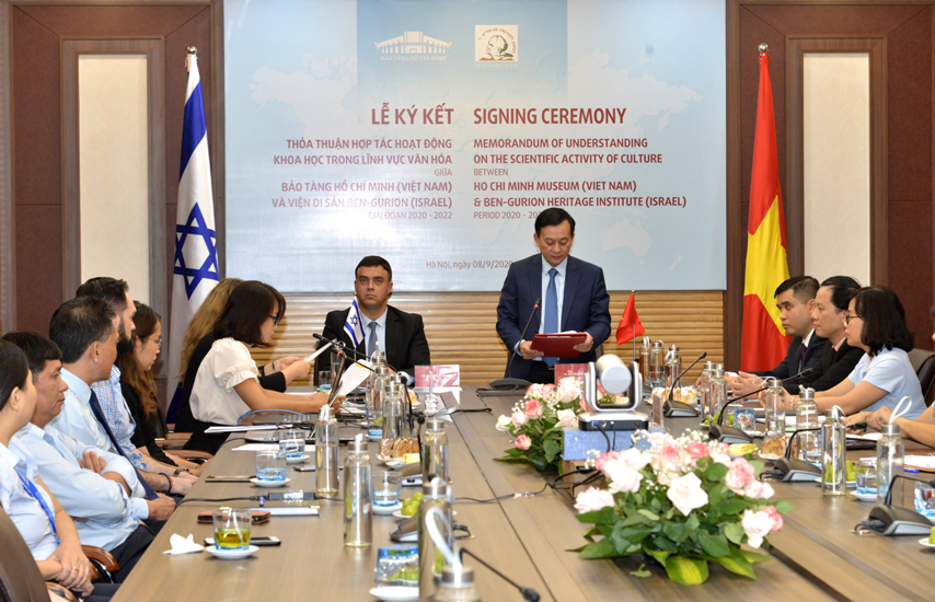 Baotang Hcm Ky Ket Thoa Thuan Hop Tac Vien Di San Ben Gurion 01